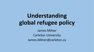 Understanding global refugee policy