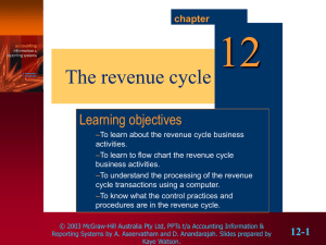 The revenue cycle - McGraw Hill Higher Education