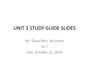 unit 3 study guide slides