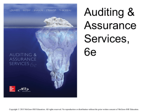 Chapter 01 Auditing and Assurance Services