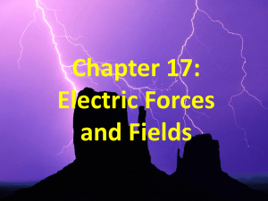 Electrostatics, Electric Fields, and Electric Potential