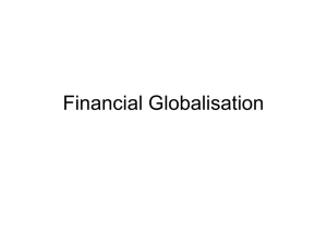 Financial Globalisation