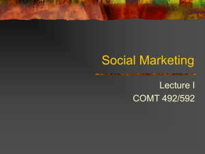 Social Marketing Overview