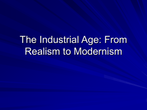 The Industrial Age: The Spirit of Materialism