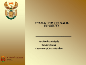 UNESCO and Cultural Diversity