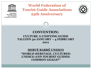 World Federation of Tourist Guides Associations 25th Anniversary