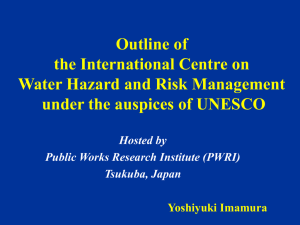 Preparation for establishment of UNESCO Center in Japan