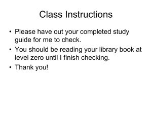 Study Guide Powerpoint