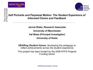 HEARing Student Voices: developing the pedagogy to reflect