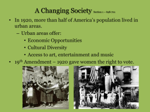 A Changing Society Section 1 – 698-701