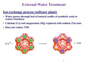External Water Treatment