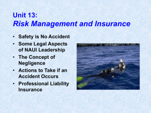 Unit 13 Risk Management and Insurance