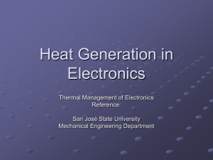 Heat Generation in Electronics