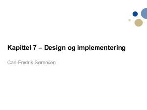 Design og implementering