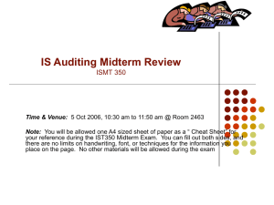 Mid Term Review - Teaching Web Server