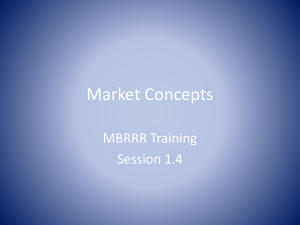 Market Concepts - CRS | Emergency Toolkit
