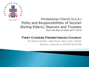 Presbyterian Church (USA) - First Chinese Presbyterian Church