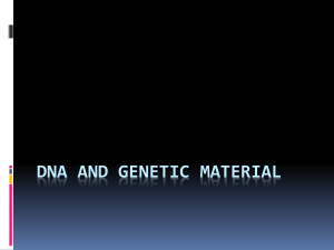 DNA and Genetic Material