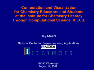 ICLCS_GK12_slides - Institute for Chemistry Literacy through