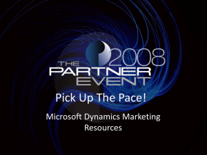 Keynote Title - The Partner Marketing Group