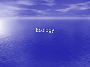 Ecology Chapter 3-1