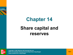 PowerPoint Slides - Chapter 14