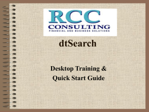 - dtSearch Support