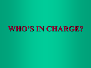 who's in charge? - Truth Magazine Online