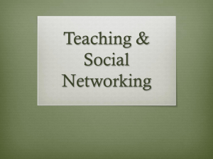 Teaching & Social Networking