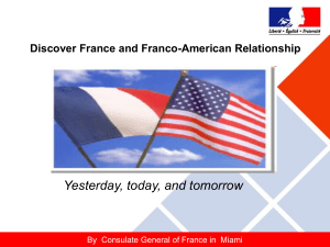 The Franco-American relationship - Consulat Général de France à