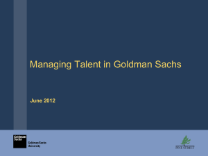 Paul Choi Goldman Sachs
