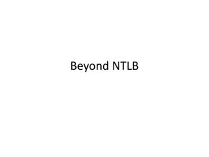 Beyond NTLB