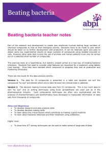 Beating Bacteria - Teacher Notes - ABPI
