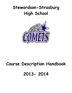 2013-2014 Course Description Handbook