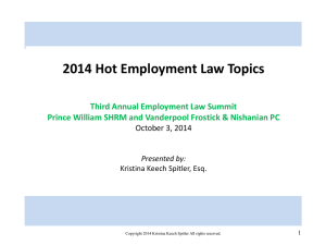 The Top 5 Critical Employment Laws Managers Need to Know
