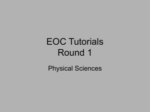 EOC Review- Physical