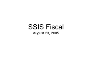 SSIS Fiscal (Version 4.0)