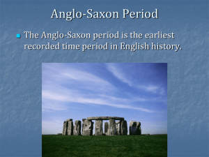 Anglo-Saxon Power Point