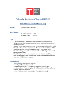 independent study project (isp) - TPS-HZT4U-Williams-2012
