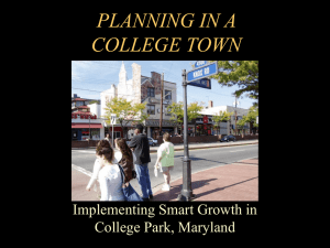 planning in a college town