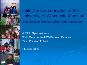 Child Care and Education - WISELI