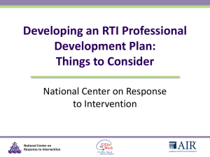 What is Response to Intervention (RTI)?