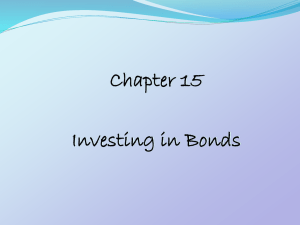 Investing in Bonds