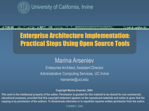 Enterprise Architecture Implementation