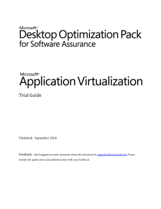Setting Up Application Virtualization for Secure Connections