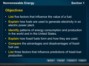 Nonrenewable Energy Section 1