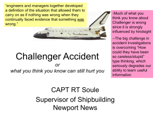 Challenger Accident updated Jun 09