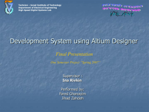 Development System using Altium Designer