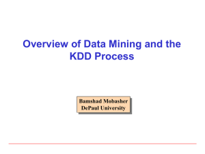 Data Mining and Knowledge Discovery - Web