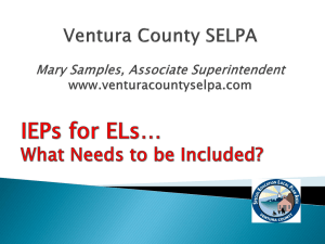 Powerpoint - Ventura County SELPA